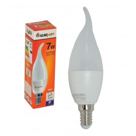 لامپ ال ای دی آفتابی 7 وات آذرنام کد M-703 سرپیچ E14 شمعی