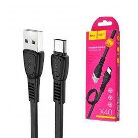 کابل Type-C فلت طول 1 متر هوکو (hoco) مدل X40