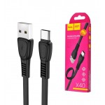 کابل type-c فلت طول 1 متر hoco مدل X40