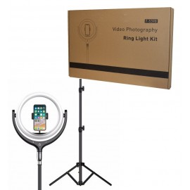 رینگ لایت حرفه ای با 3 پایه مدل F-539B