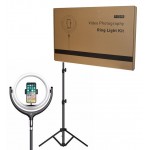 رینگ لایت حرفه ای با 3 پایه مدل F-539B