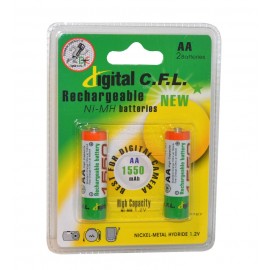 باتری قلمی شارژی C.F.L  مدل 1550mAh (2 تایی)