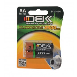 باتری قلمی شارژی D.B.K مدل 2300mAh (2 تایی)