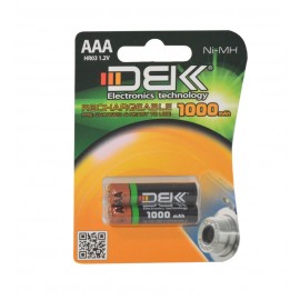 باتری نیم قلمی شارژی D.B.K مدل 1000mAh (2 تایی)