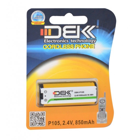 باتری تلفن D.B.K مدل P105 2.4V 850Mah