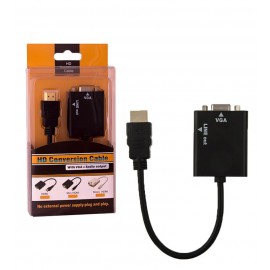 تبدیل HDMI به VGA گریت (Great) طول 0.2 متر + کابل صدا AUX