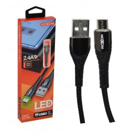 کابل اندروید کنفی موکسوم (MoXom) طول 1 متر مدل MX-CB31 LED