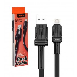 کابل اندروید فلت موکسوم (MoXom) طول 1 متر مدل MX-CB27