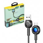کابل Type-C موکسوم (MoXom) طول 1 متر مدل MX-CB72 LED