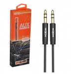 کابل 1 به 1 صدا (AUX) کنفی طول 1 متر موکسوم (MoXoM) مدل AUX-09