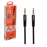 کابل 1 به 1 صدا (AUX) کنفی طول 1 متر موکسوم (MoXoM) مدل AUX-10