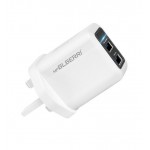 شارژر دو پورت + کابل آیفون Lightning ام پی بلبری (mpBLBERRI) مدل BLB-183
