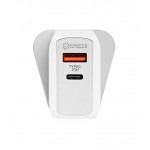فست شارژر 2 پورت (PD + QC3.0) + کابل تایپ سی (mpBLBERRI) مدل BLB-206