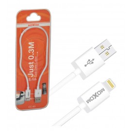 کابل آیفون (Lightning) پاوربانکی موکسوم (MoXom) طول 0.3 متر مدل CC-50