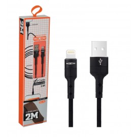 کابل آیفون فلت موکسوم (MoXom) طول 1 متر مدل MX-CB73 LED