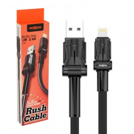 کابل آیفون (lightning) فلت موکسوم (MoXom) طول 1 متر مدل MX-CB27