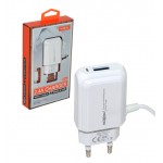 فست شارژر تک پورت + کابل اندروید سرخود ماکسوم (MoXom) مدل KH-66