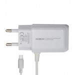 فست شارژر تک پورت + کابل اندروید سرخود ماکسوم (MoXom) مدل KH-66