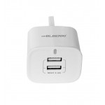 شارژر دو پورت + کابل آیفون Lightning ام پی بلبری (mpBLBERRI) مدل BLB-208