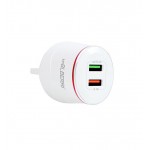 فست شارژر دو پورت + کابل آیفون Lightning ام پی بلبری (mpBLBERRI) مدل BLB-111