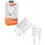 شارژر دو پورت + کابل اندروید ام پی بلبری (mpBLBERRI) مدل BLB-196