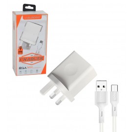 شارژر دو پورت + کابل اندروید ام پی بلبری (mpBLBERRI) مدل BLB-198