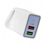 شارژر دو پورت + کابل اندروید ام پی بلبری (mpBLBERRI) مدل BLB-198