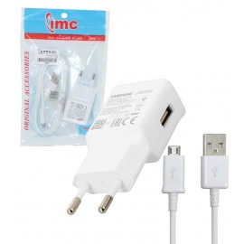 شارژر سامسونگ (Samsung) + کابل micro USB مدل IMC S5 5845 (سرکارتن)
