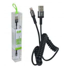 کابل آیفون (lightning) فنری BAVIN طول 1 متر مدل CB-153