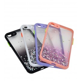 گارد ژله ای اکلیلی رنگی مناسب برای گوشی اپل مدل Iphone 8  (بسته 4 تایی)