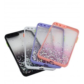 گارد ژله ای اکلیلی رنگی مناسب برای گوشی اپل مدل Iphone 8 plus (بسته 4 تایی)