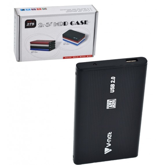 باکس هارد لپ تاپ USB2.0 مدل V-net S254