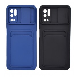 گارد سیلیکونی جاکارتی دار محافظ لنزکشویی مدل  Xiaomi Poco M3 Pro