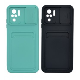 گارد سیلیکونی جاکارتی دار محافظ لنزکشویی مدل XIAOMI REDMI NOTE10 4G