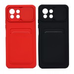 گارد (دوتایی) سیلیکونی جاکارتی دار محافظ لنزکشویی مدل  Xiaomi Mi 11 Lite