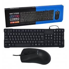 کیبورد و موس سیمی آرمو (ARMO) مدل AK6123