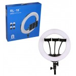رینگ لایت عکاسی مدل Ring Light RL-18 + سه پايه نور ايلکين ILKeen iA 260L