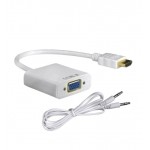 تبدیل HDMI TO VGA همراه کابل صدا V-NET
