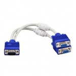 کابل 1 به 2 Vga طول 1 متر پک نایلونی