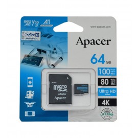 رم موبایل خشاب دار اپیسر (APACER) مدل 64GB 100MB/S U3