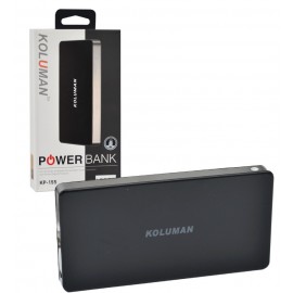 پاوربانک کلومن (KOLUMAN) مدل KP-155 به همراه کابل آیفون متصل ظرفیت 10000میلی آمپر