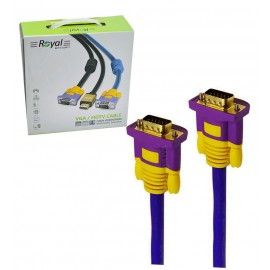 کابل VGA (3+9) طول 10 متر رویال (Royal)