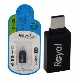 تبدیل Type-C OTG به USB فلزی رویال (Royal) مدل RO-110