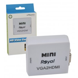 تبدیل VGA به HDMI رویال (Royal) مدل MINI VGA2HDMI