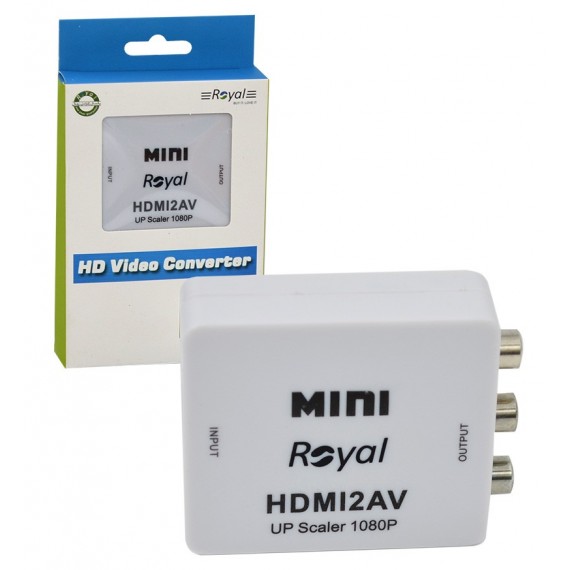 تبدیل HDMI به AV رویال (Royal) مدل MINI HDMI2AV