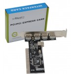 کارت PCI به USB2.0 چهار پورت رویال (Royal) مدل RP-201
