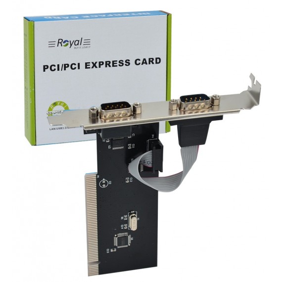 کارت PCI به 9 پین (پورت سریال Rs 232 ) رویال (Royal) مدل RP-232