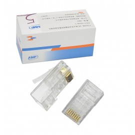 سوکت شبکه 100 تایی AMP مدل Cat 6