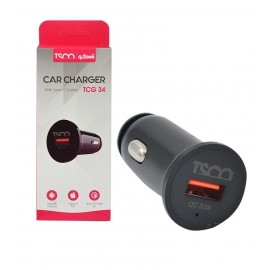 شارژر فندکی + کابل اندروید تسکو (TSCO) مدل TCG 34