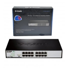 سوئیچ 16 پورت مگابیتی D-Link مدل DES-1016D